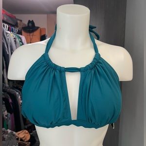 NWT Tempt Me Blue Bikini Top